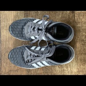 Grey Adidas Tennis Shoes